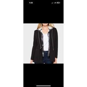 EUC Jamison Park Slope Black  Blazer  M Evereve w/o Hood